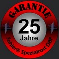 Spezialrost 25 Jahre Garantie